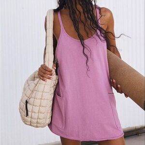 All In Motion | Mauve Racerback Active Dress